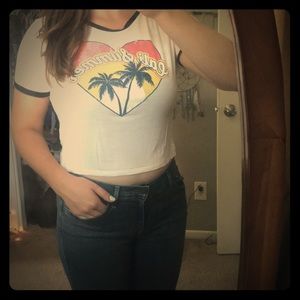 Cali summer crop top